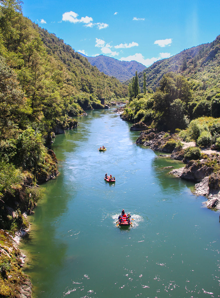 Rafting on the Buller River